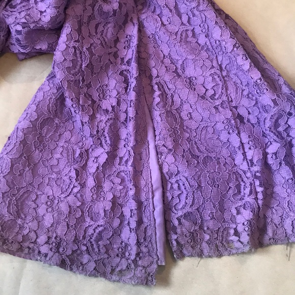 Purple lace formal Dress - Picture 4 of 5